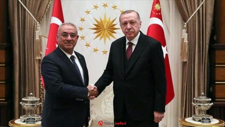 Cumhurbaşkanı Erdoğan, DSP Genel Başkanı Aksakal’ı kabul etti