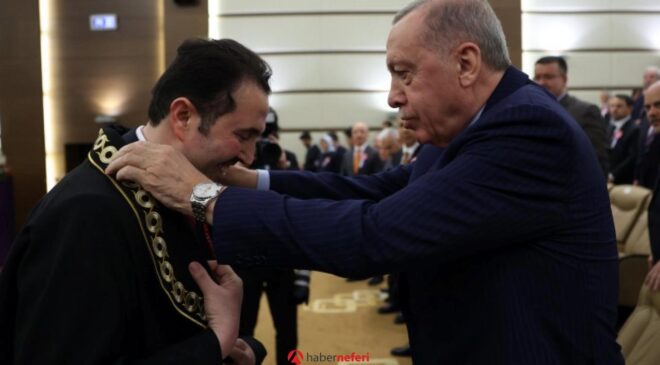 Erdoğan AYM’deki törene katıldı