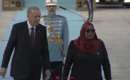 Tanzanya Cumhurbaşkanı Ankara’da: Resmi törenle karşılandı