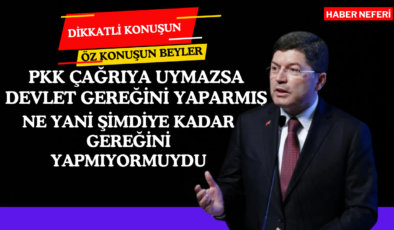 Yılmaz Tunç: PKK çağrıya uymazsa devlet gereğini yapar
