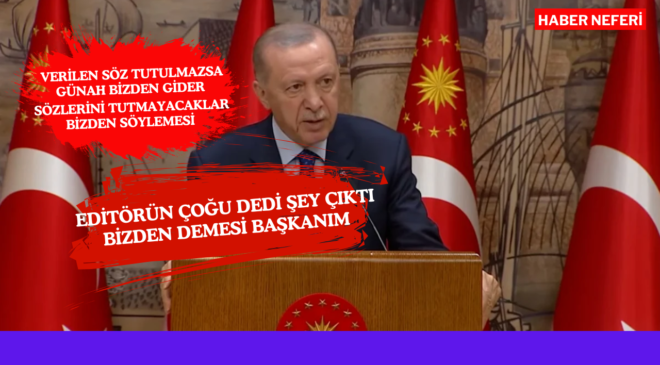 SÖZLERİNİ TUTMAZLARSA GÜNAH BİZDEN GİDER