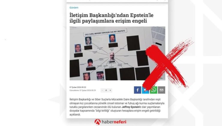 İletişim’den “Epstein paylaşımlarına erişim engeli” tezine karşılık